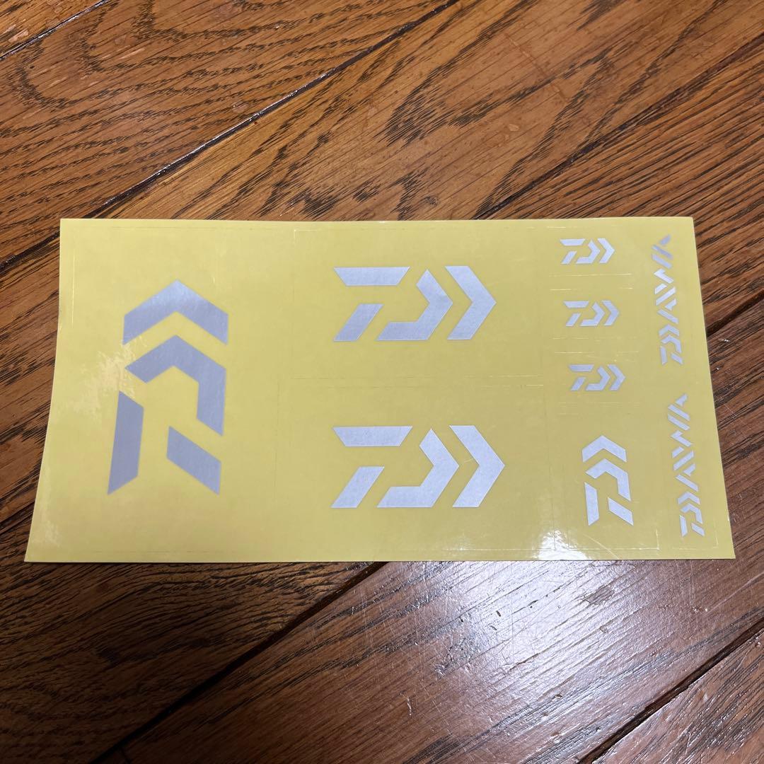 Used Daiwa Daiwa logo sticker seal set not for sale