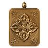 Authentic Brass Vajra Gawa Box: Retro Tibetan Tangka Art Piece
