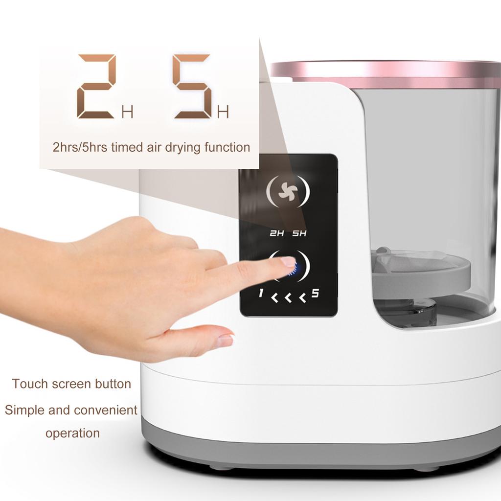 Electric Makeup Brush Cleaner Machine Automatic Cosmetic Brush Cleaning Device for All Sizes of Beau