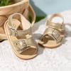 Newborn Baby Sandals Shoes Infant Girl Boy Summer Rubber Learther Anti-slip Flat Soft Toddler First Walkers Shoes