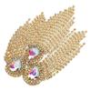 Strass Quaste Schulter Epaulette Dekorative Schulterklappe Abzeichen DIY Exquisite Quasten Epaulette für Party Golden