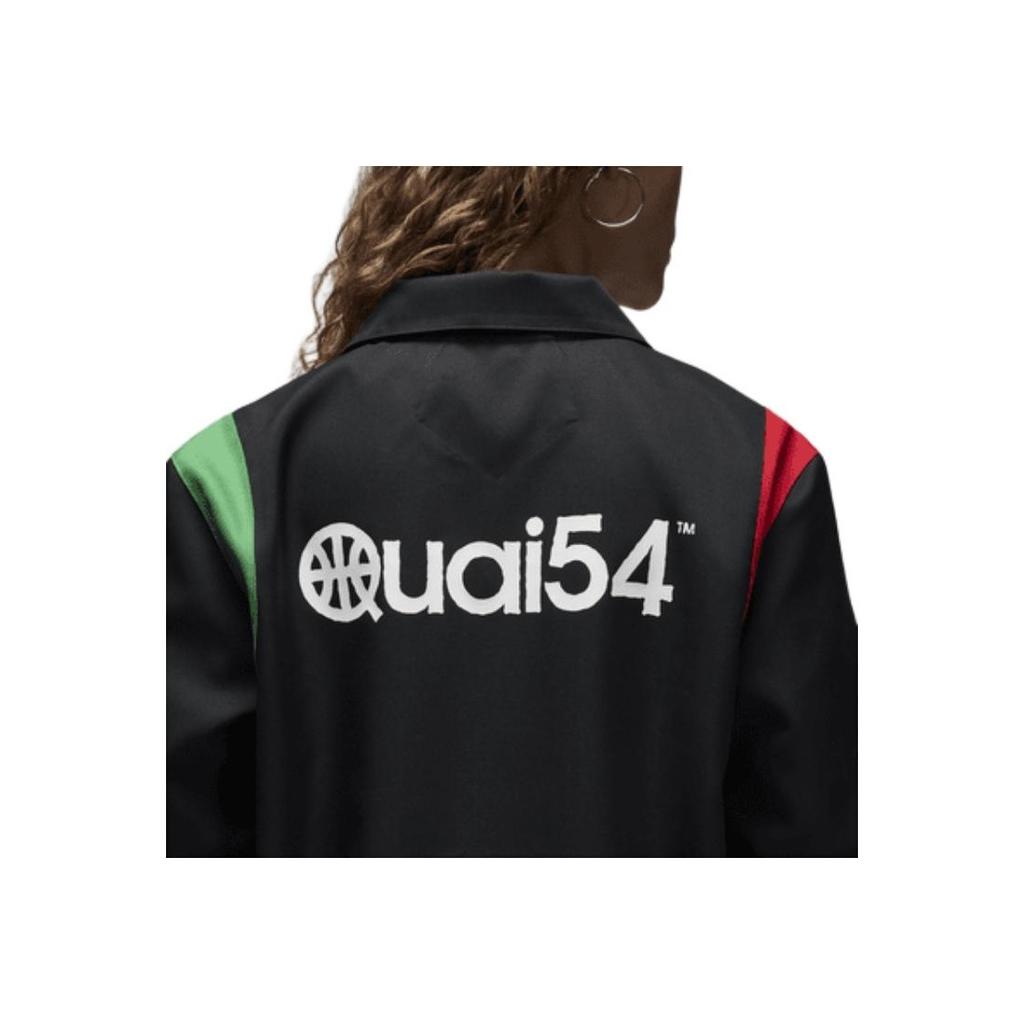 Jordan Quai 54 Letter Number Print Single Button Short Sleeve T-Shirt Women T-Shirts Black FN4224-010