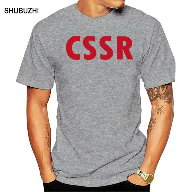 

Vintage Funny Casual Cssr Tshirt Man Hipster Unisex Novelty Men And Women Tshirts Round Neck Short-Sleeve Tee Tops 4XL