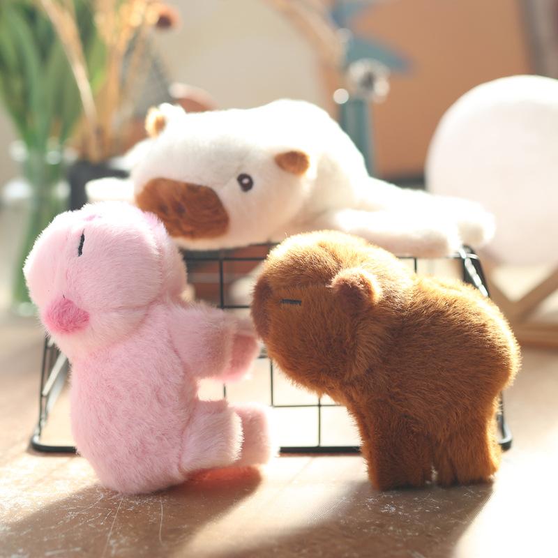 Niedliche süße Kapibala kleine Anhänger Hose Plüsch Spielzeug Puppe Capybara Stoffpuppe Puppe