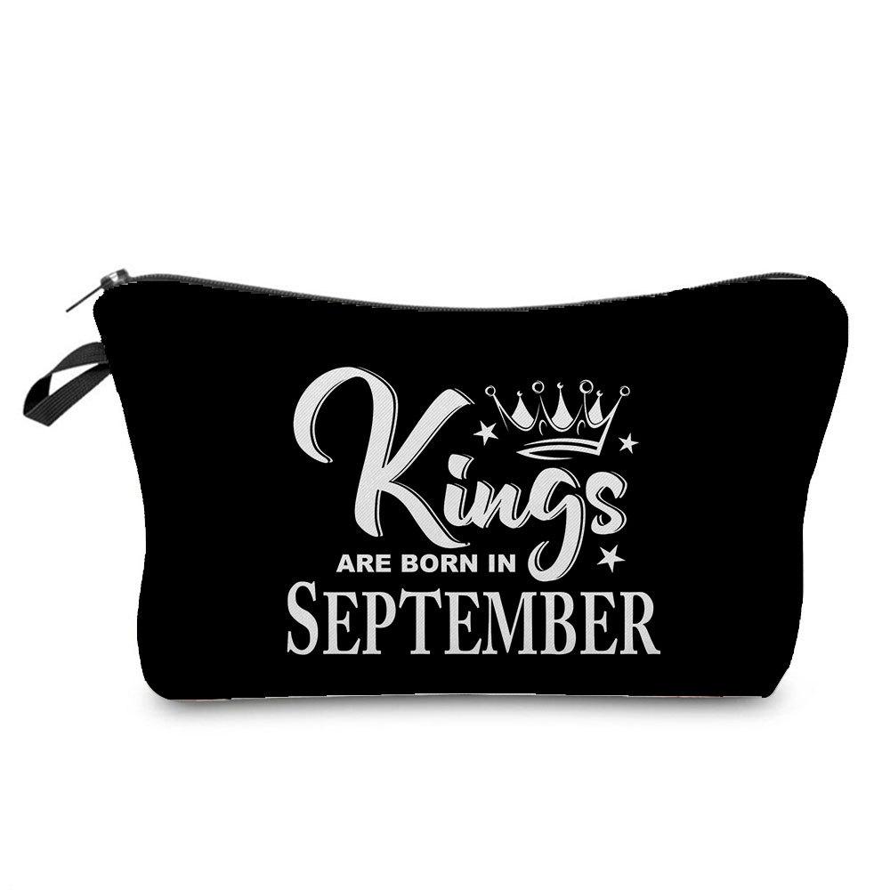 Women English Crown Print Cosmetic Bag Toiletries Organize Travel Storage Case 6767