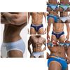 Pump! Men's Low Waist Sexy Triangle Underwear U Convex Hip-lifting Cotton Breathable Knickers