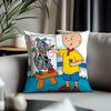 Viral CCcaillouiou Cushion Cover Antidustmite Pillowcase Invisible Zipper Silky Short Plush Sofa Cushion Cover