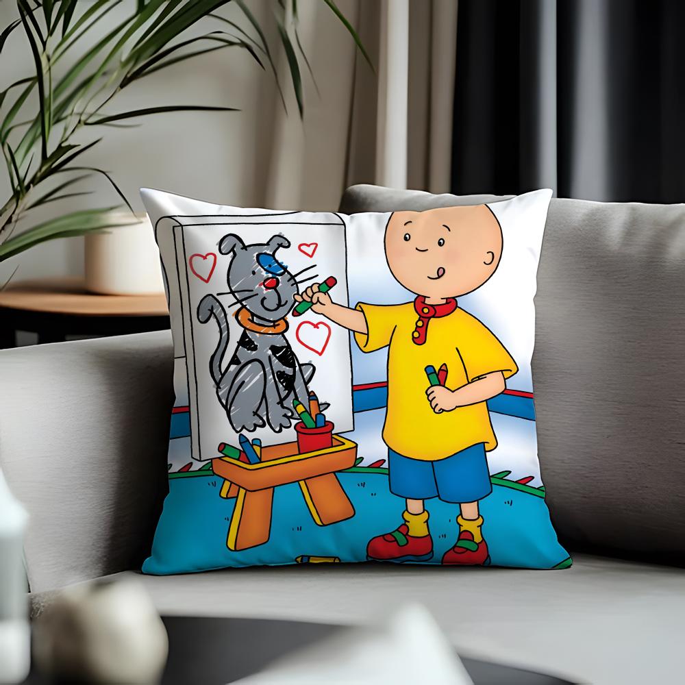 Viral CCcaillouiou Cushion Cover Antidustmite Pillowcase Invisible Zipper Silky Short Plush Sofa Cushion Cover