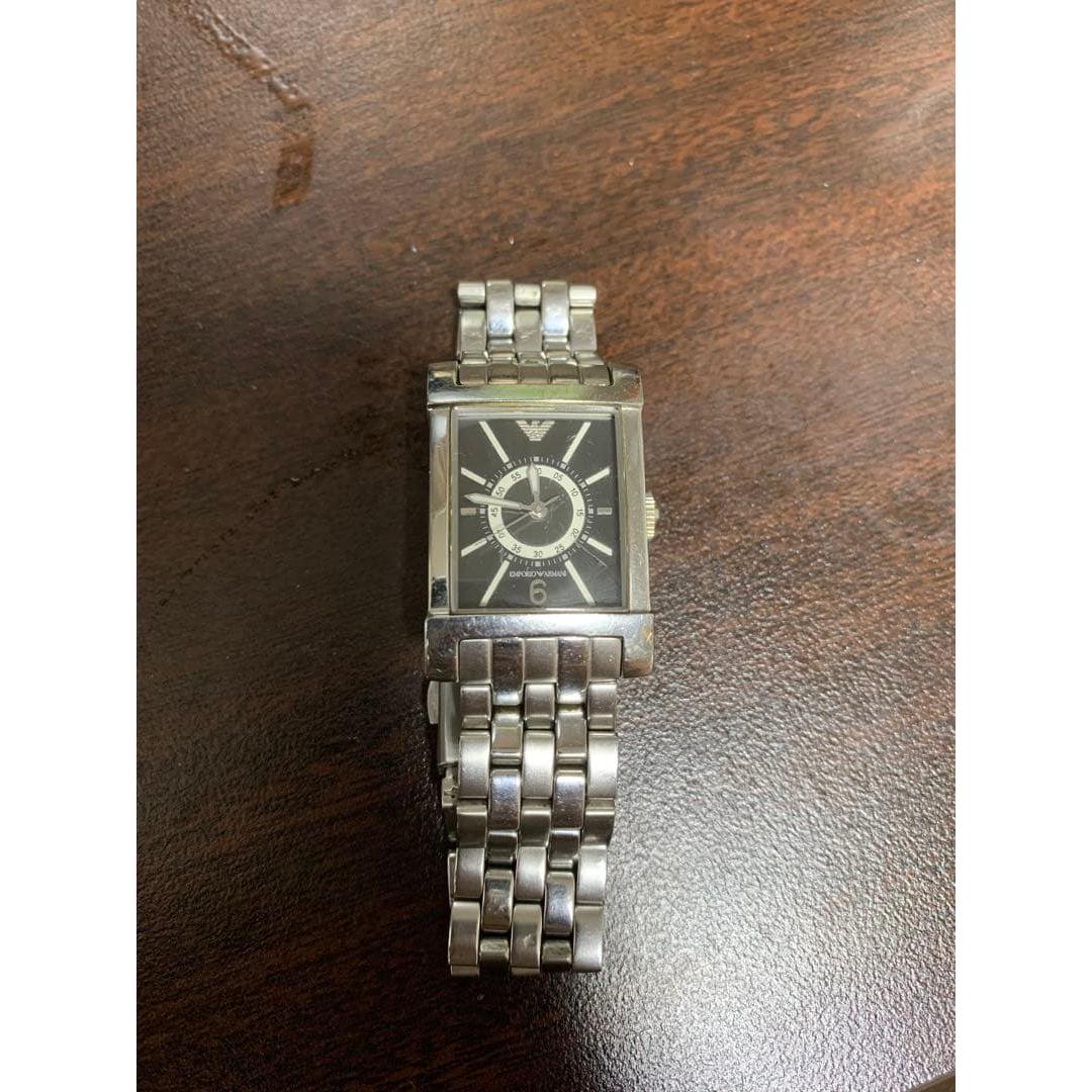 Used EMPORIO ARMANI Armani watch square AR-0268