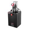 20 L Hydraulická jednotka, Dvoučinná pumpa pro sklápěcí přívěs, Max. přetlakový ventil 22 MPa a průtok 3,4 l/min, DC 12V hydraulické čerpadlo s kovovým