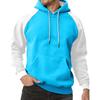 Men's Colorblock Sweatshirt Hoodie Men's Sports Large Size Casual Sweatshirt