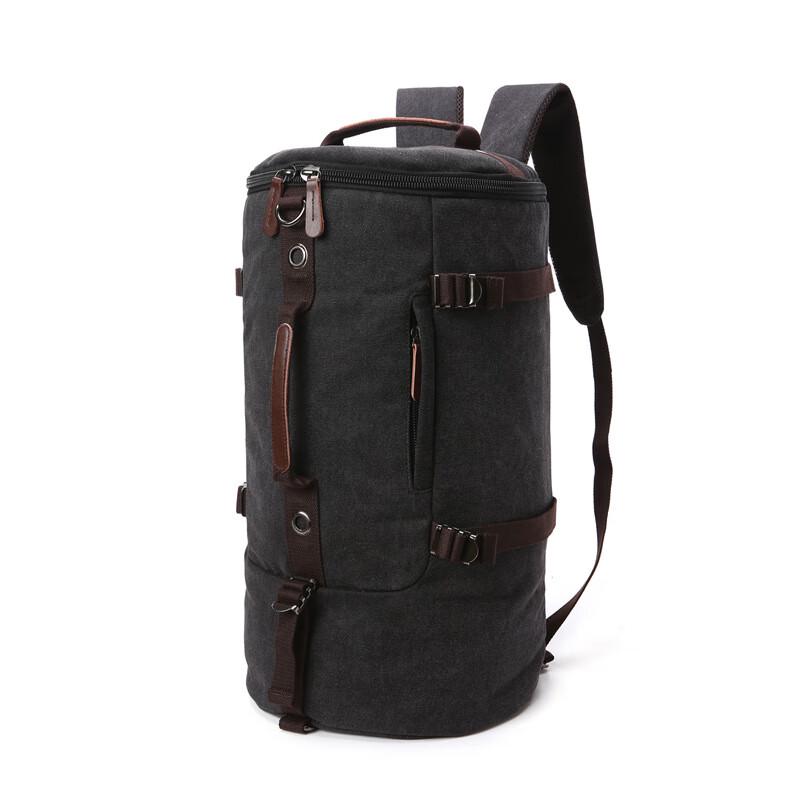 

Men s Canvas Cylinder Travel Backpack