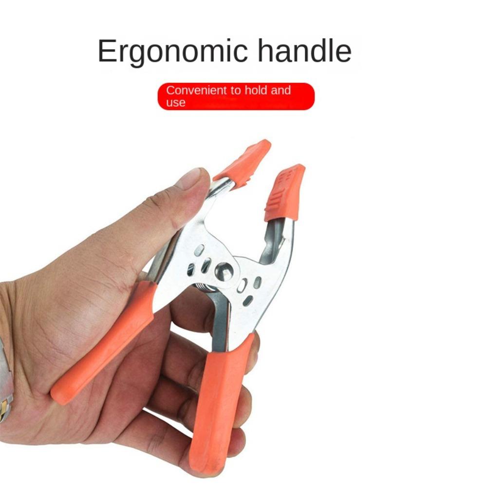 Powerful Clamp Heavy Duty A-clip 6 Inch Super Elastic Carpenter's Strong A-clip Durable Comfortable Handle Spring Clamp