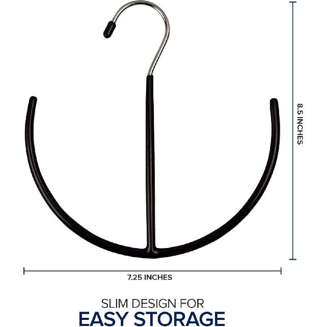 EASYVIEW Belt Scarf Hanger Space Saving Organizer Hanging Multi Purpose Ties Shoe Rack Gym Bag Organizer Closet Organization