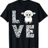 Sheep Lamb Love Livestock Farmer Cattle Sketch TShirts Gifts T-Shirt