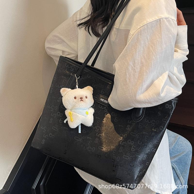 2025 New Large-capacity High-fashion Versatile Handbag Shoulder Bag Casual Trend Student Commuting Tote Bag for Women