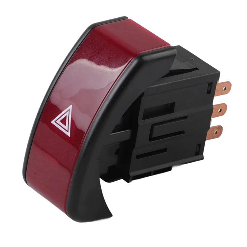 Car 93440913 Warning Hazard Emergency Light Switch Button Fit For Chevrolet GMC Black  Red