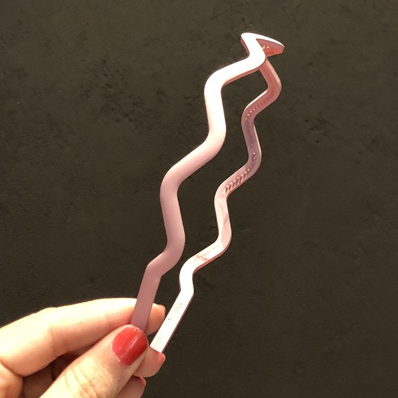 Vintage Headbands for Hair Woman Hair Band Simple Candy Color Chain Bezel for Hair Hair Hoop Headband Bezel Hair Accessories