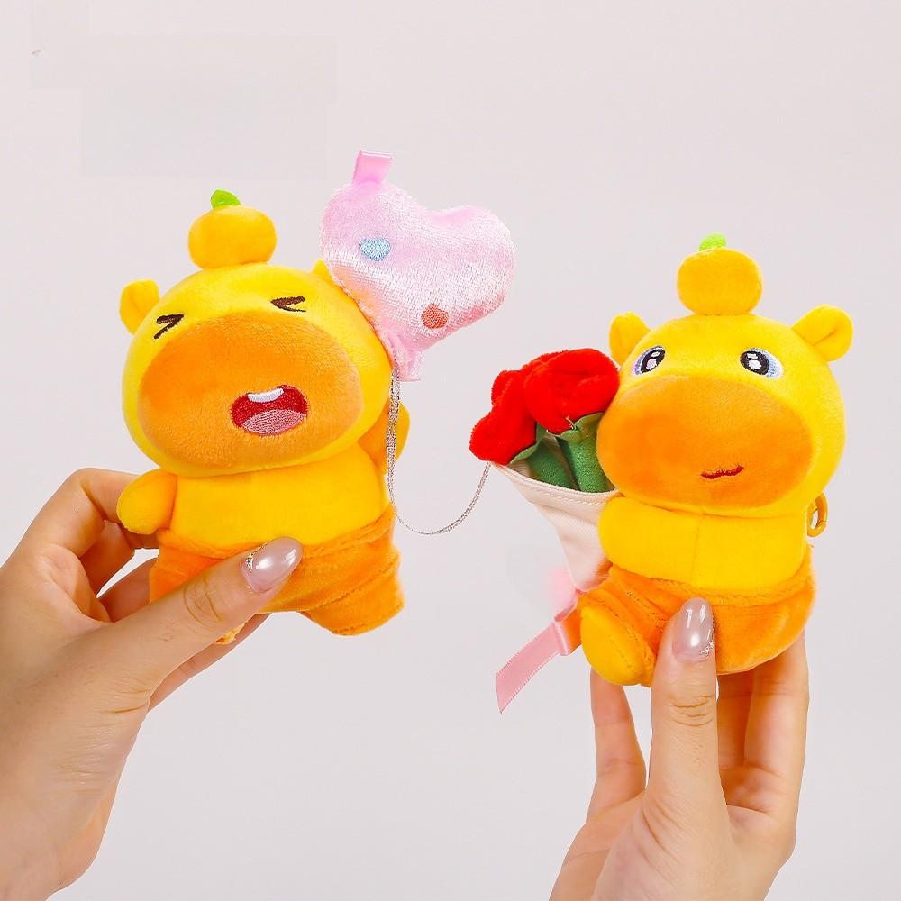 Water Porcupine Plush Toy Keychain With Soft Polyester Fiber For Kids And Collectors