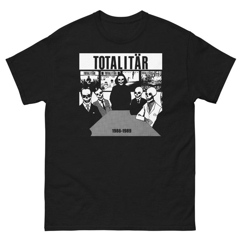 

230 Gsm 100% Cotton Hardcore Punk 80S Men S Classic Tee 3XL чорний