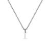 Fashion Letters A-Z Pendant Necklace for Men Women, Stainless Steel English Alphabe Chain Necklace,Fashion Punk Jewelry Men Gift
