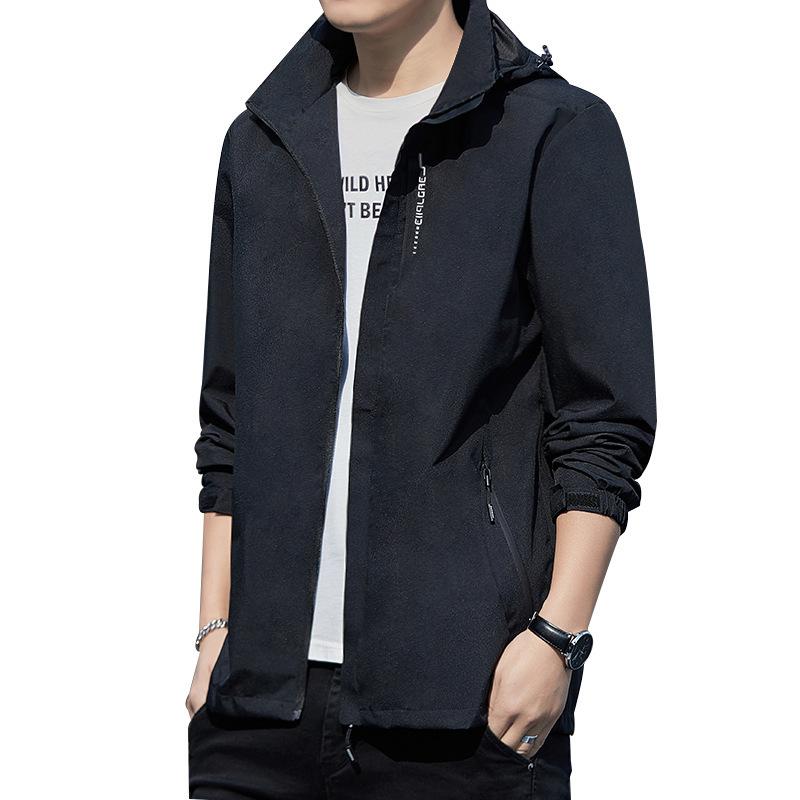 Spring New Casual Jacket Men's Spring Trend Waterproof Outdoor Jacket Men's Clothing