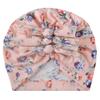 New Baby Bow Hat, Printed and Tied Children's Boneless Hat, Thin Comfortable Baby Fetal Hat