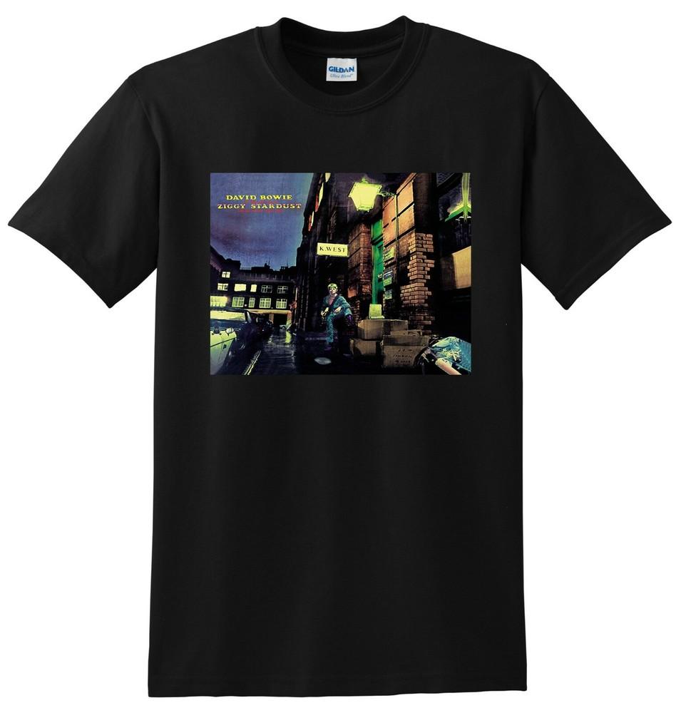 DAVID BOWIE T SHIRT The Rise And Fall Of Ziggy Stardust SMALL MEDIUM LARGE XL Unisex T-Shirt XXXL