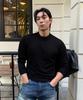 LMOOD Berlin Wool Mock Neck Pullover Knit (2 Colors)