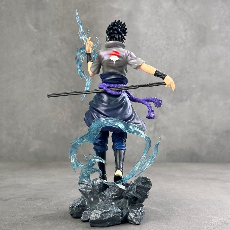 Naruto Animation Ten Years Hundred Ninja Naruto Sasuke Doll Animation Peripheral Scene Table Model Ornament Gift Wholesale