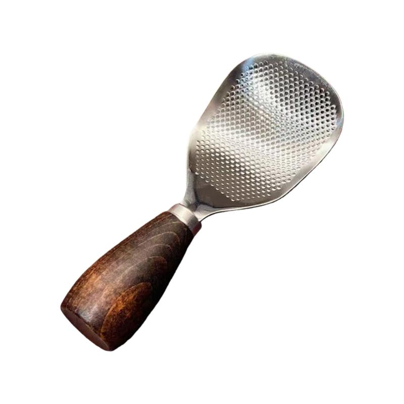 Spatola per Riso Resistente al Calore con Manico in Legno, Cucchiaio per Riso, Paletta, Strumento da Cucina per Purè di Patate, per Cuociriso Domestico