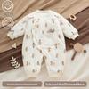 Newborn Winter Festive Padded Romper - A-Class Cotton Outerwear