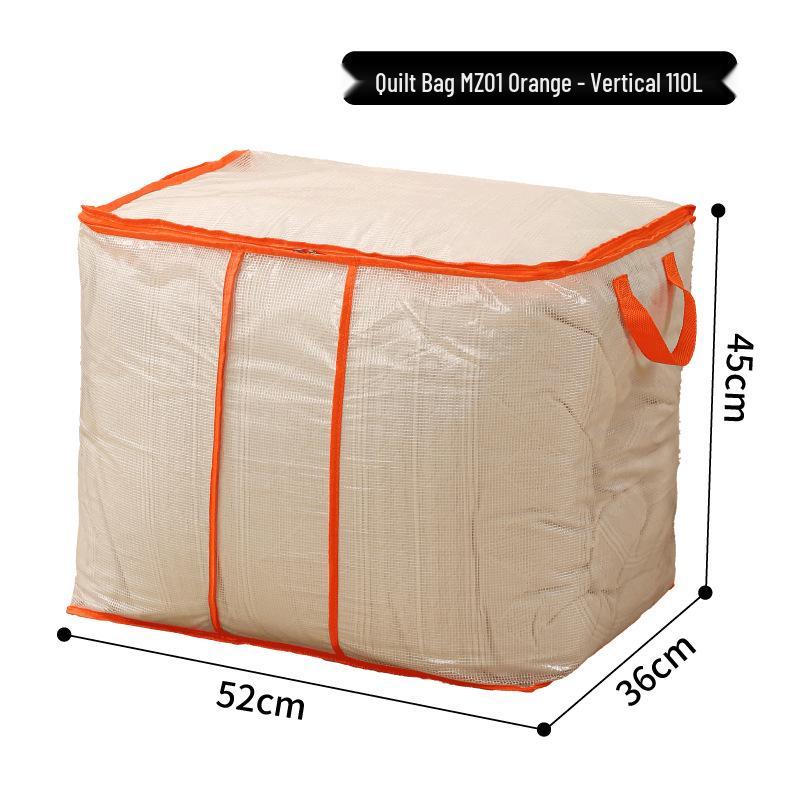Extra-Large Dustproof & Moistureproof Duvet Storage Bag for Bedroom & Dormitory - Cotton Quilt Organizer