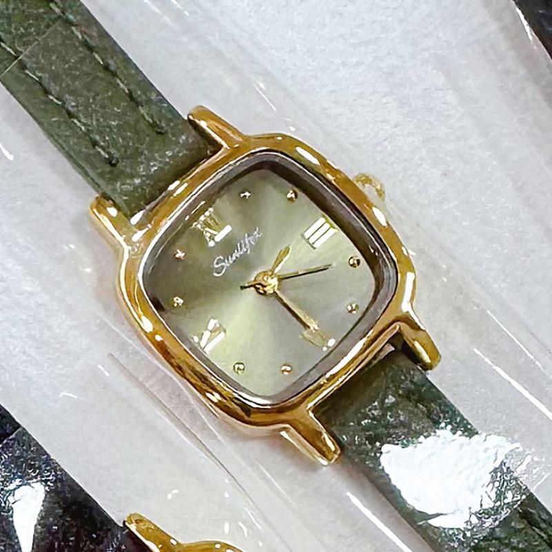 SUNLIFEX Square Small Dial Literary Fashion Versatile Simple Temperament Women's Quartz Watch