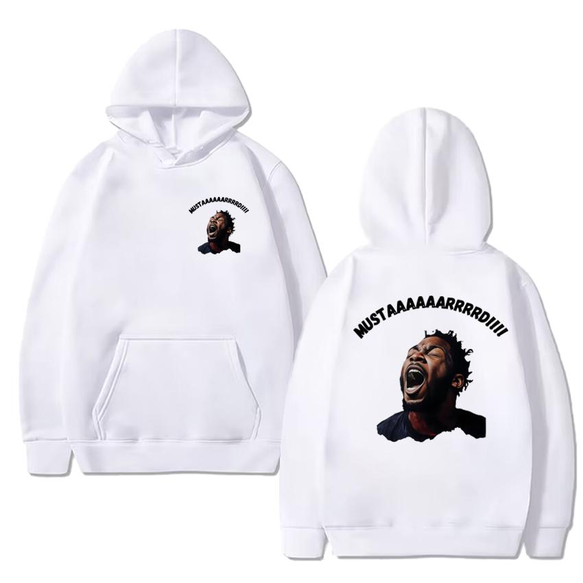 Hot Sale Kendrick Lamar MUSTARD Graphic Streetwear Hoodie Autumn Winter Unisex Hip Hop Punk Sweatshirt Men Women Fleece Pullover