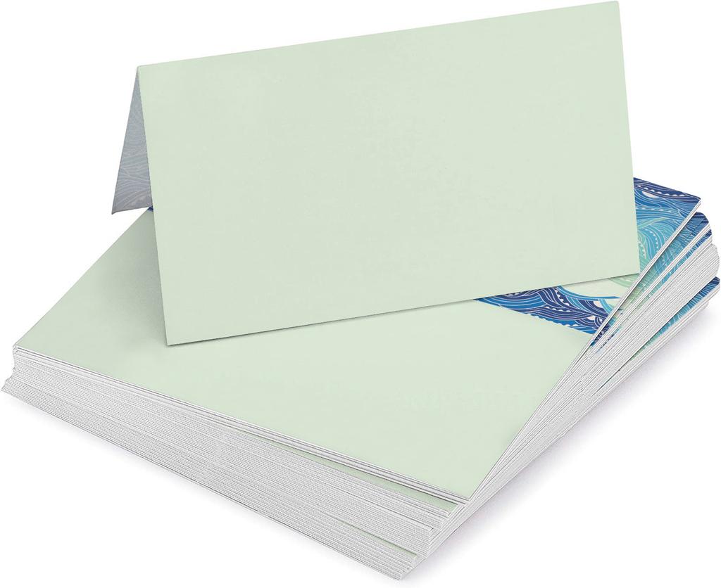 Inkdotpot Pacote com 24, cartões de mesa de tenda impressos para configuração de mesa para casamento, cartões de acompanhante com nome de casamento