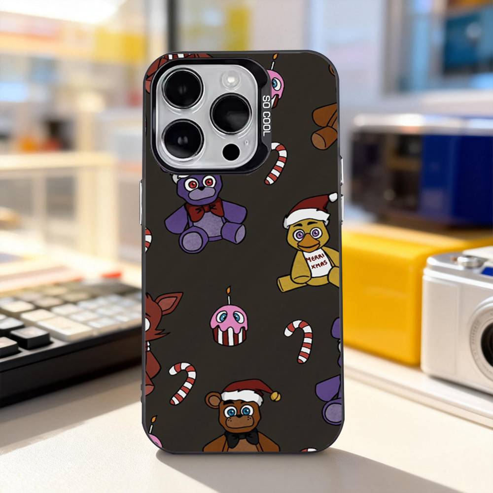 

Five-Nights-At-Freddys Fox For iPhone 17,16,15,14,13,12,11,Pro,Max,Plus,E,Air,Mini Anti Fall Black Matte Hard Bumper Phone Case iPhone14ProMax