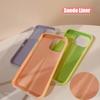 Silicone Fruit Juice Candy Color Phone Case for IPhone 15 14 13 12 Promax Liquid Jelly Trendy Full Cover 15promax Cute Simple