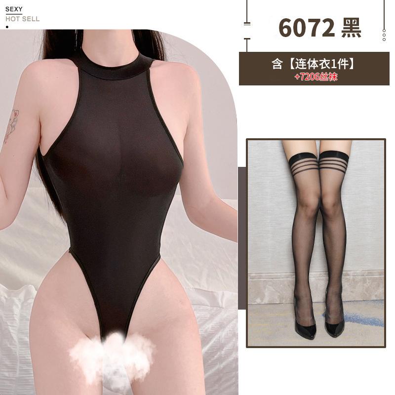 Yijin Sexy Lingerie Tight Swimsuit Hot Open Crotch Uniform Seduction Sao Passion Onesie Suit