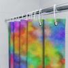 Colorful Shower Curtain Bathroom Decor Waterproof Fabric Print For Home Decoration Multicolor Bath Mat Shower Liner