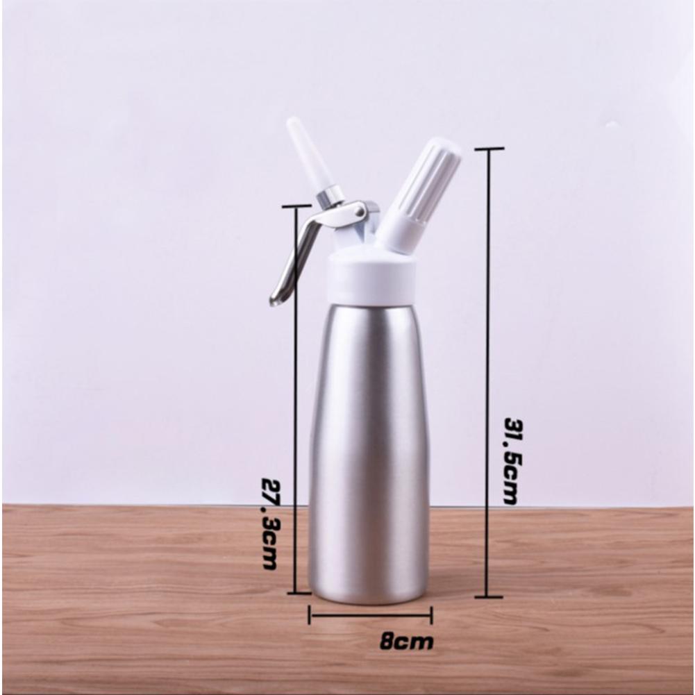 500ML Aluminum Cream Gun Cake Pattern-mounting Tool Cookie Decoration Mouth Kitchen Baking Supplies