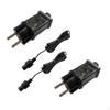 2 Pieces Class Set of Supply Adapter | Inline Corded Design, Lowelectrical Potential, for Holiday