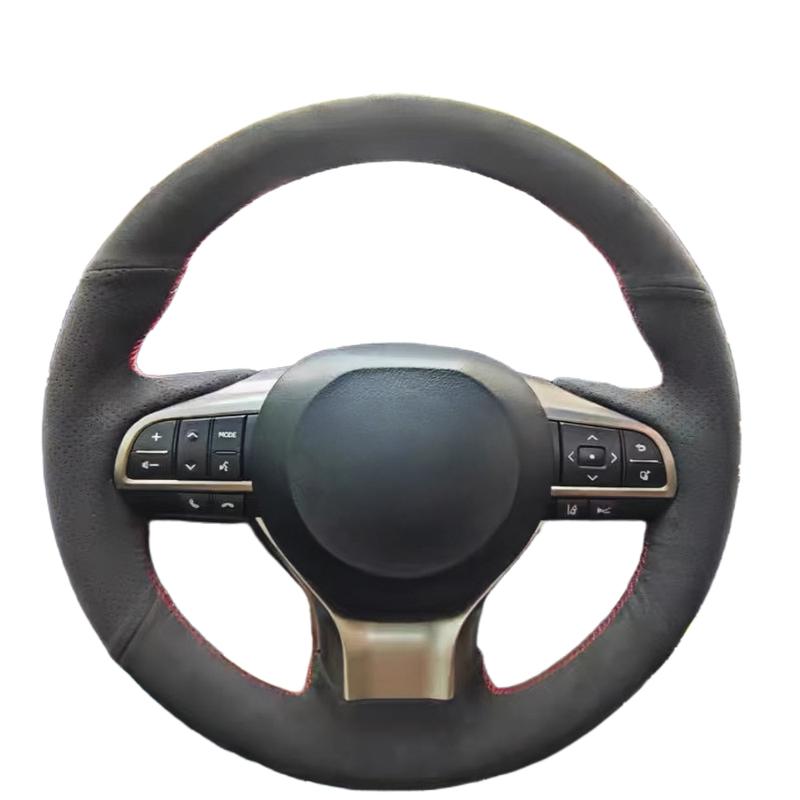 Car Steering Wheel Braid Cover 100% Fit For Lexus ES200 ES250 ES300h 2015-2018 GS200 GS300h Car Products Steering Wrap