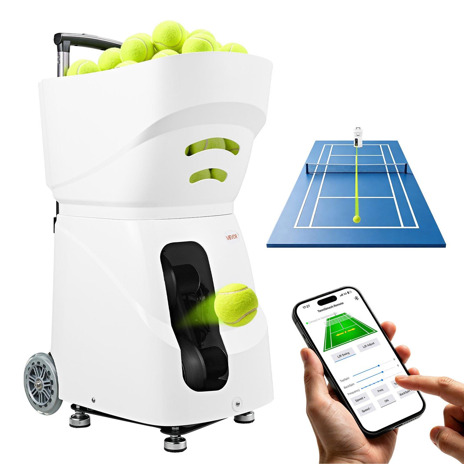 VEVOR Tennis Ball Machine Auto Portable