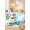 Training Game Paper 3D Geometric Sticker Books Handmade Montessori DIY Paste Material Kit Cartoon Cute Animals Sticker Book Kids