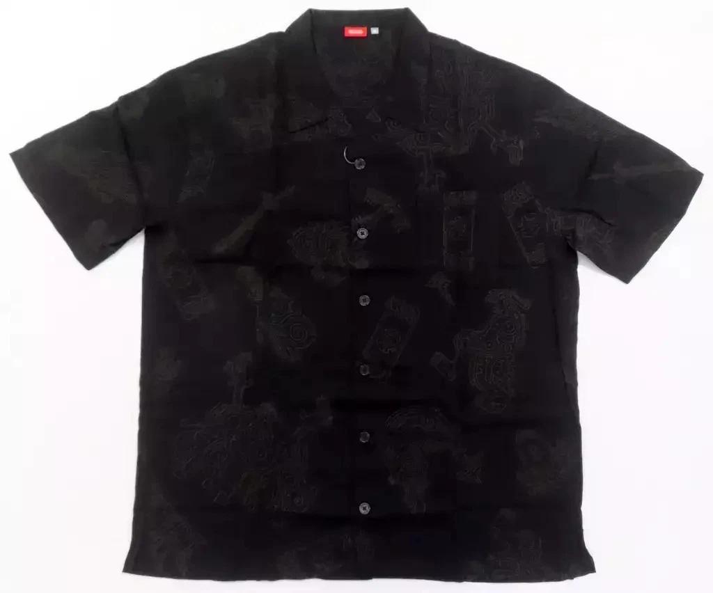 

Nazca Lines aloha shirt black S size The Legend of Zelda Tears of Kingdom (2024) 3XL