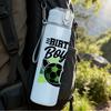 1PC Birthday Boy Bold Text Badge Print 750ml Color Plastic Sports Water Bottle Leakproof Flip Straw Lid Suitable for Sports Office Home Use