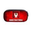 Children's Pencil Case Skibidi Toilet Parody Toilet Print Single-layer Pen Box Soft Pen Case