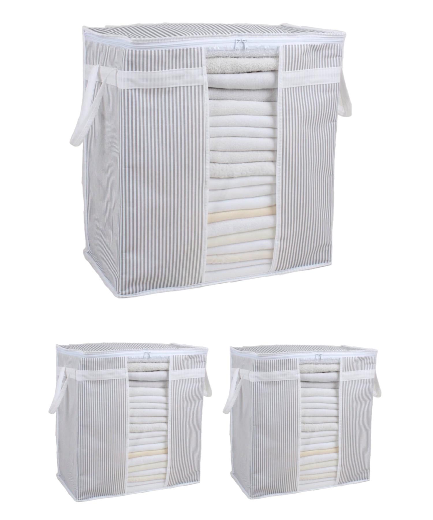 

3 сумки для хранения с окошком 50 х 45 х 30 см