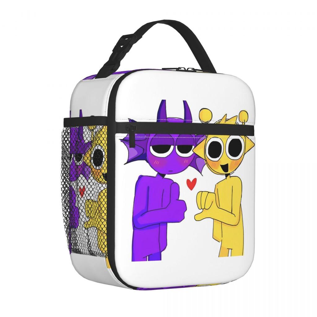 Anime Puella Magi Madoka Magica Heat-keeping Meal Tote Thermal Bag Reusable,Meal Container Comic Big Tote Lunch Box Food Handbags
